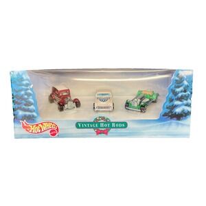 Hot Wheels Hot Rod Set 3 Car Christmas 2000 Limited Edition
